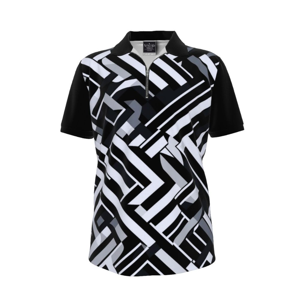 Men&#39;s Zipper Polo Shirt