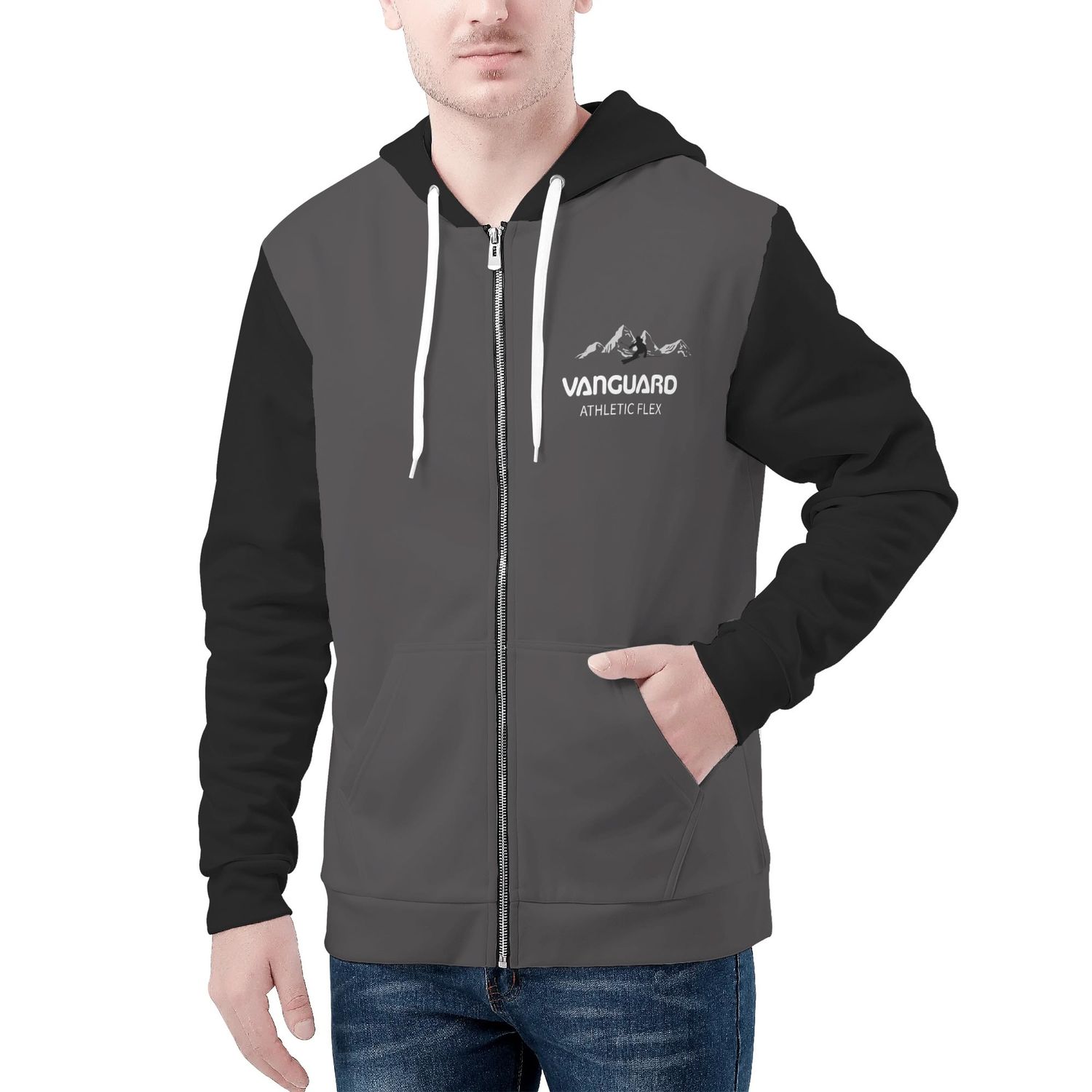 Unisex Classic Zip Hoodie Jacket, size: S