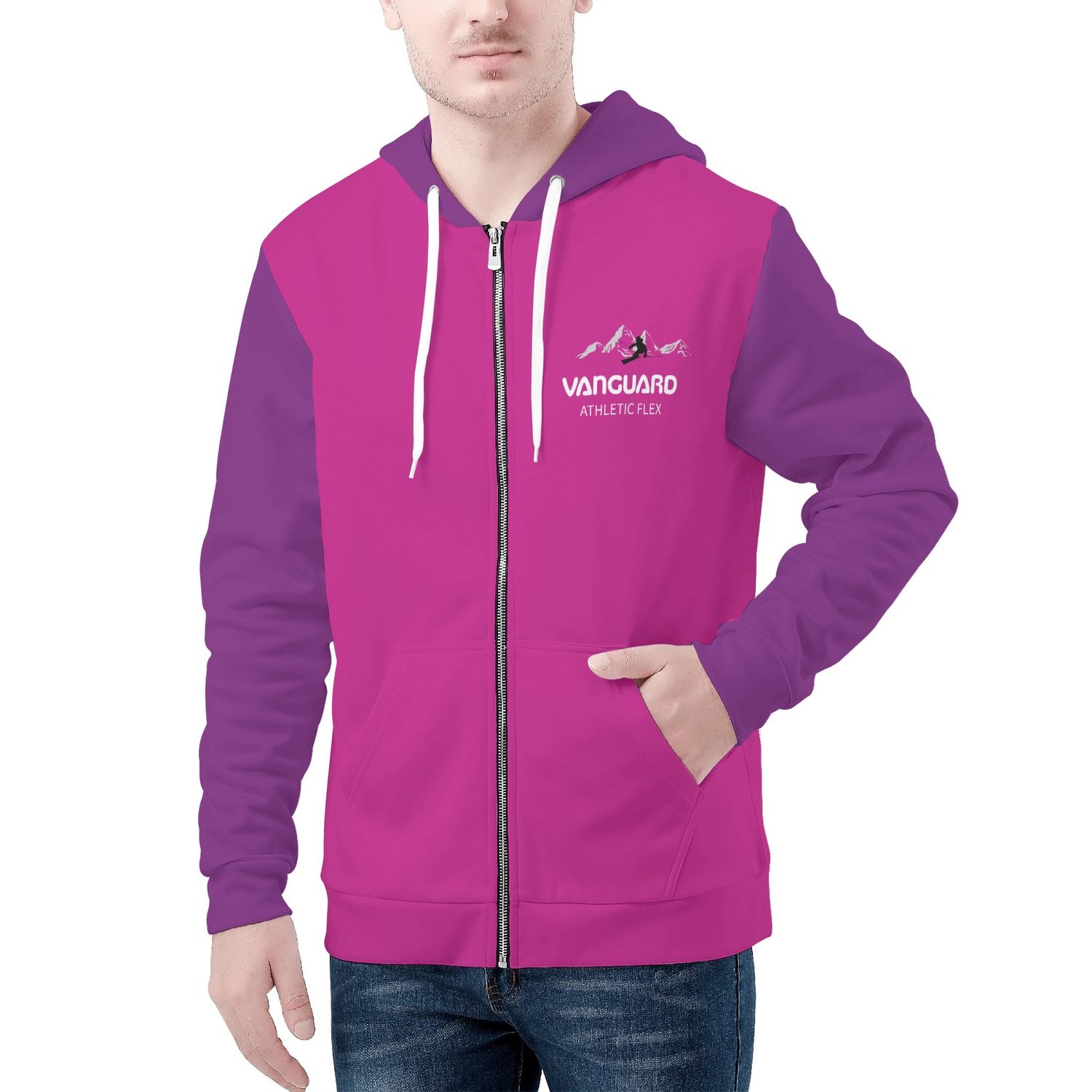 Unisex Classic Zip Hoodie Jacket, size: S