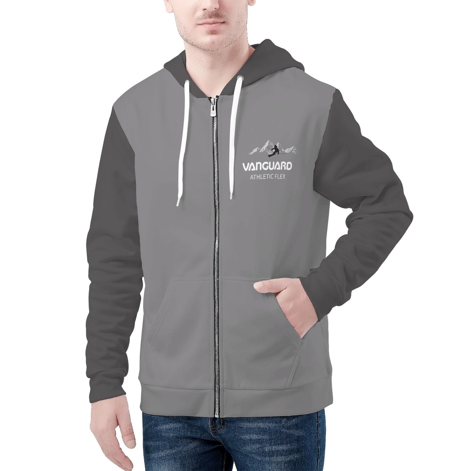 Unisex Classic Zip Hoodie Jacket, size: S
