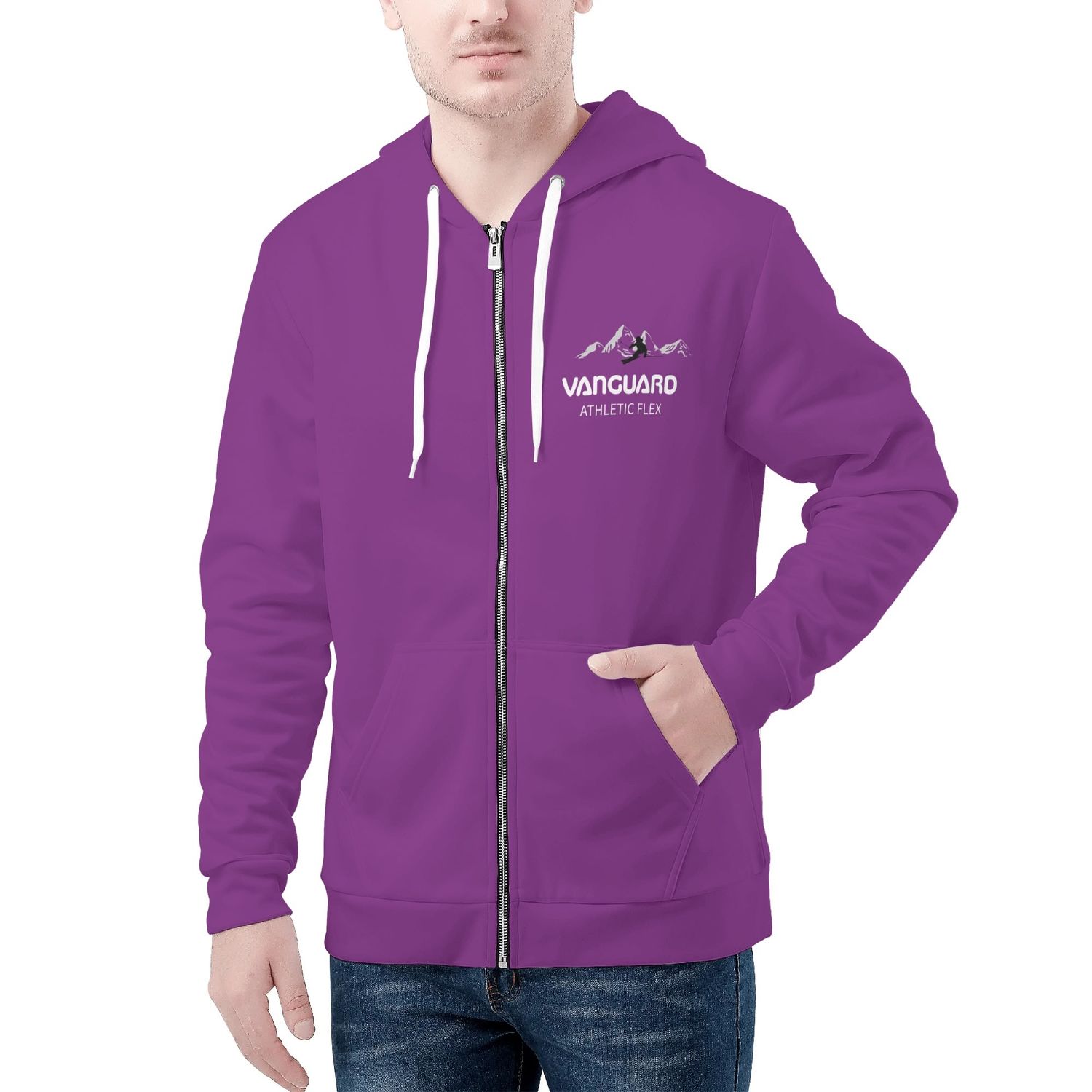 Unisex Classic Zip Hoodie Jacket, size: S