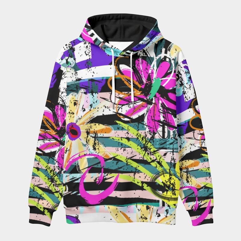 Unisex Heavy Fleece Snowboard Pullover Hoodie