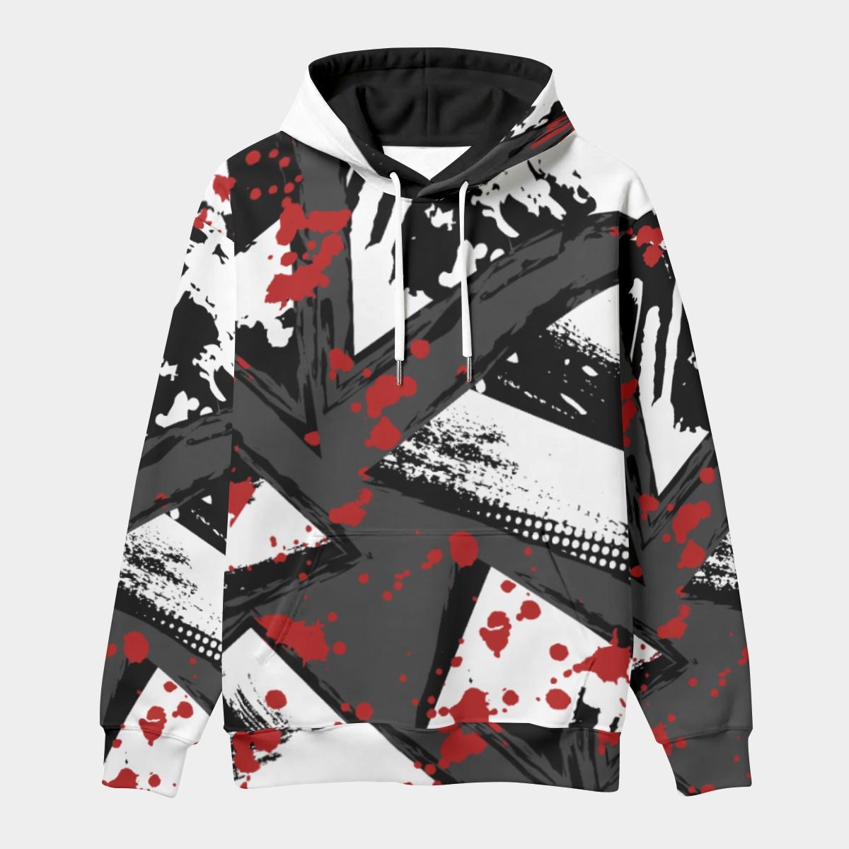 Unisex Heavy Fleece Snowboard Pullover Hoodie