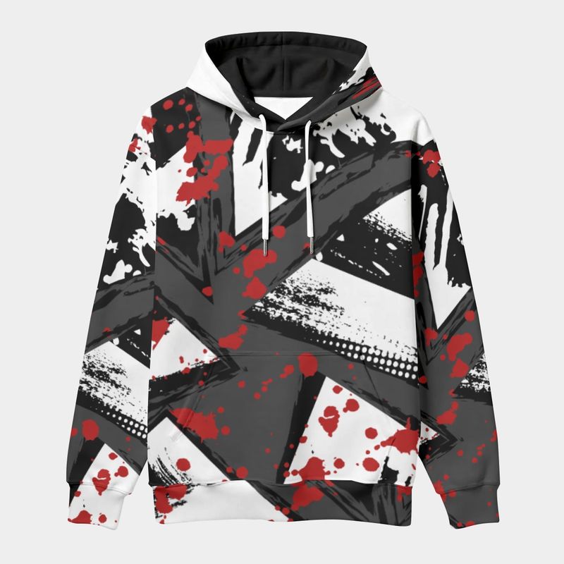 Unisex Heavy Fleece Snowboard Pullover Hoodie