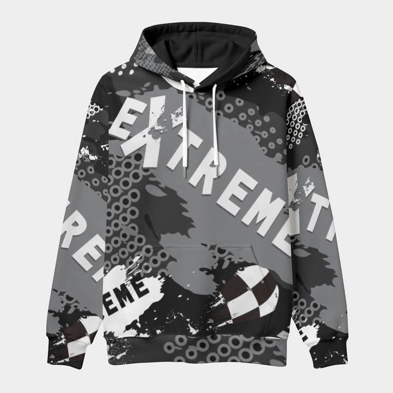 Unisex Heavy Fleece Snowboard Pullover Hoodie