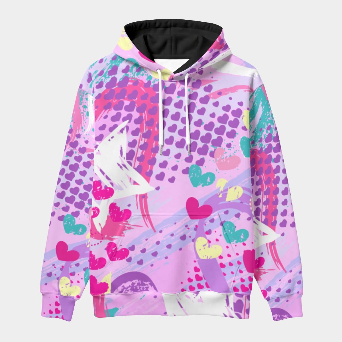 Unisex Heavy Fleece Snowboard Pullover Hoodie