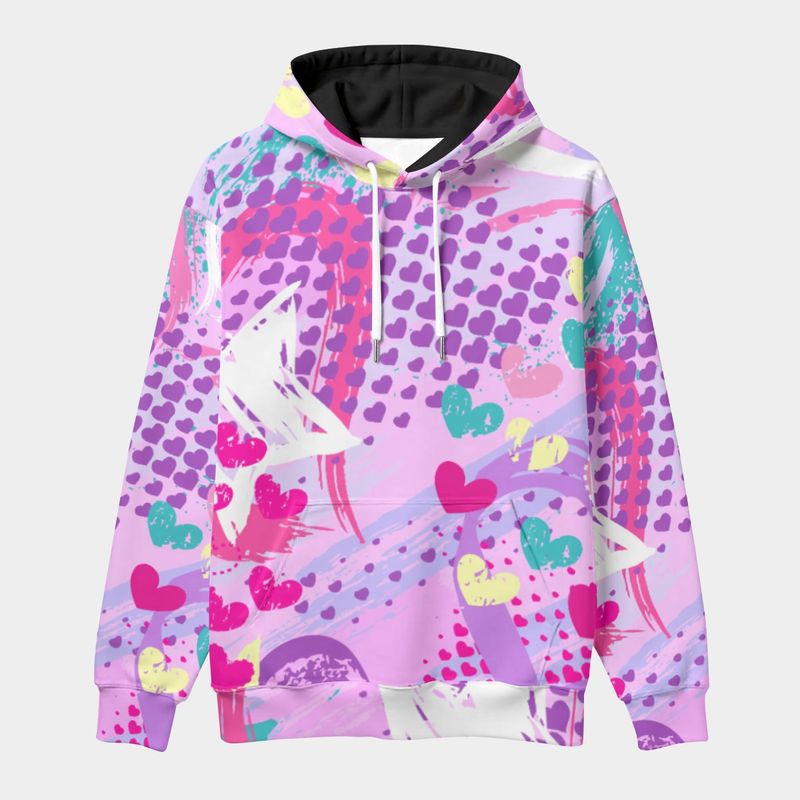 Unisex Heavy Fleece Snowboard Pullover Hoodie