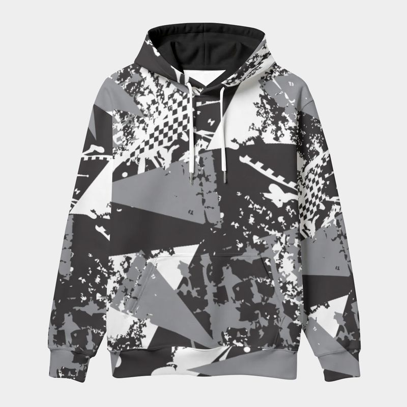 Unisex Heavy Fleece Snowboard Pullover Hoodie
