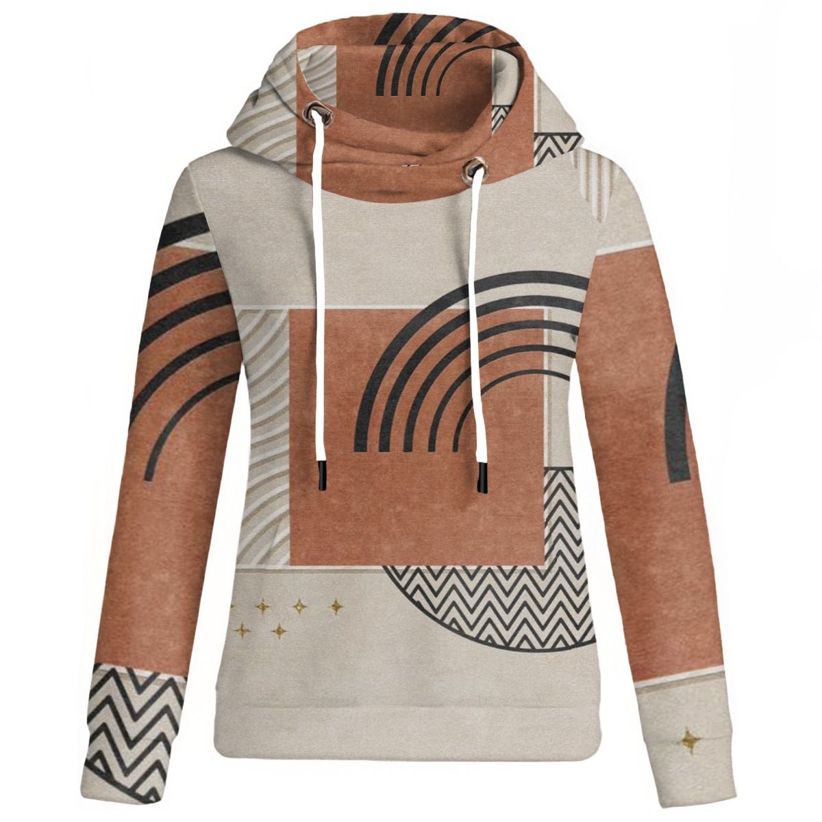 Women&#39;s Patchwork Hoodie