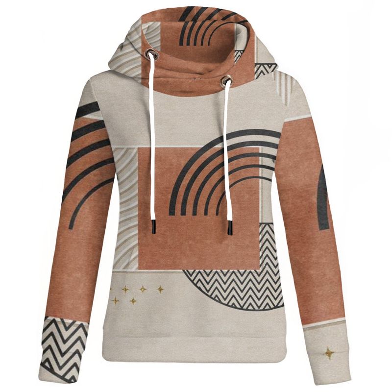 Women&#39;s Patchwork Hoodie