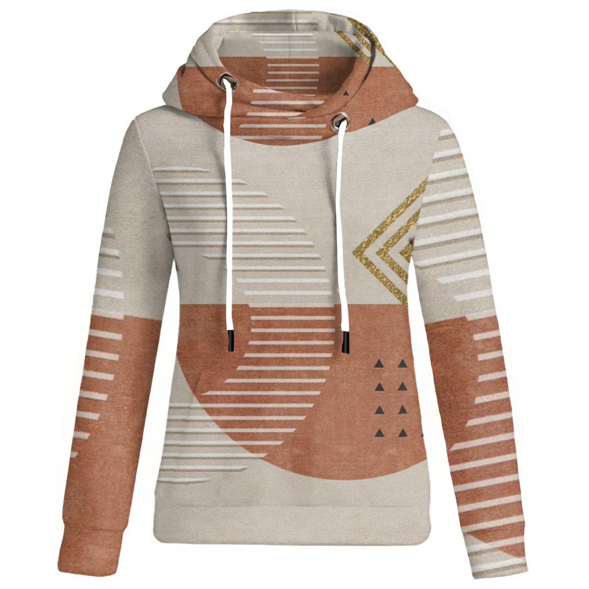 Women&#39;s Patchwork Hoodie