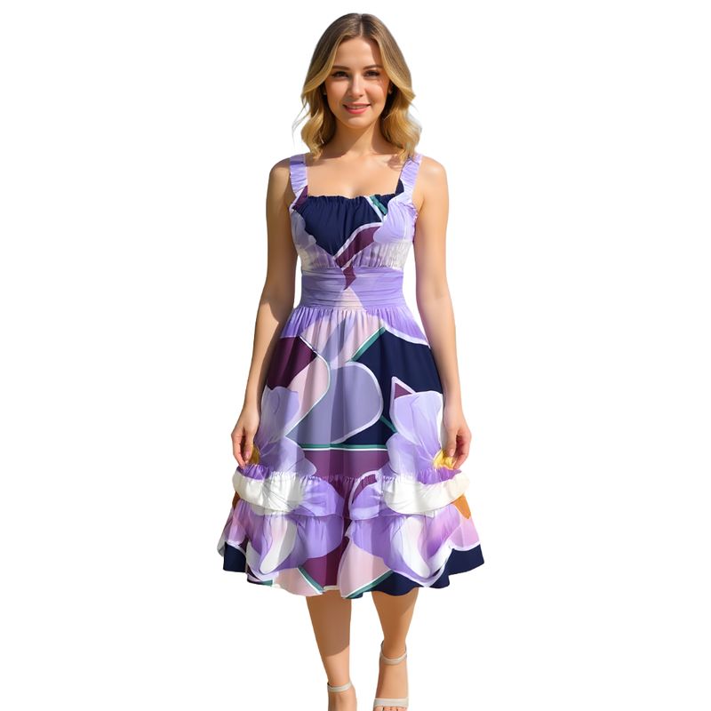 Tropical Breeze Midi Dress