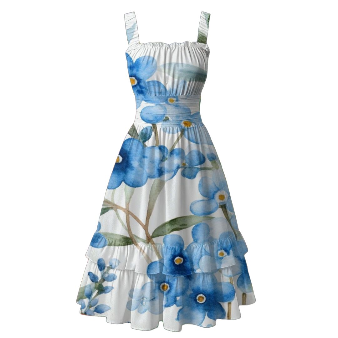 Tropical Breeze Midi Dress