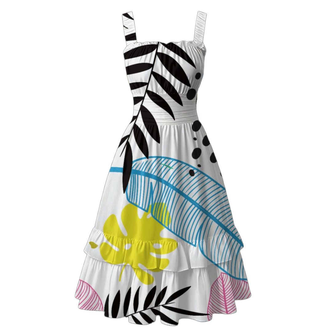 Tropical Breeze Midi Dress