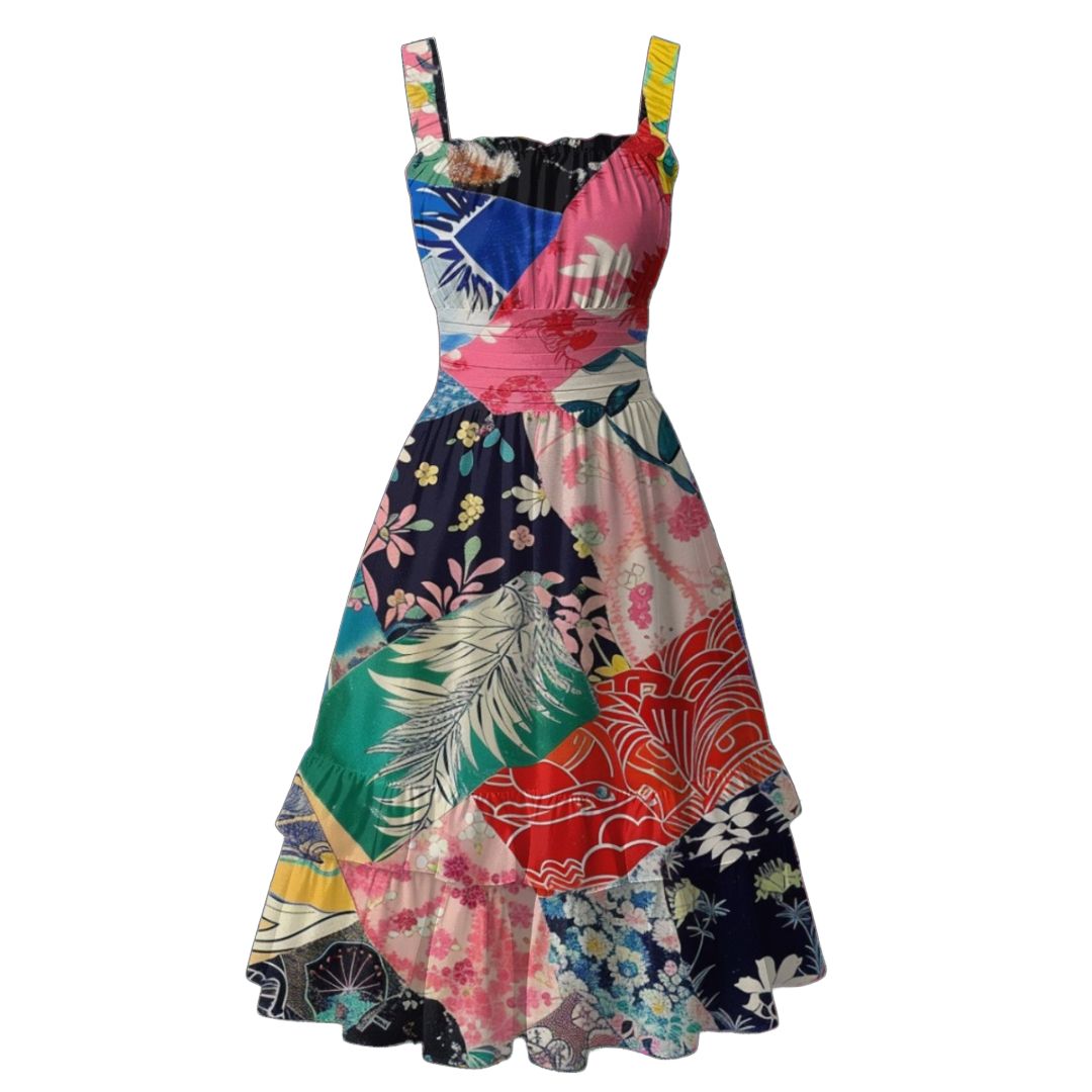 Tropical Breeze Midi Dress