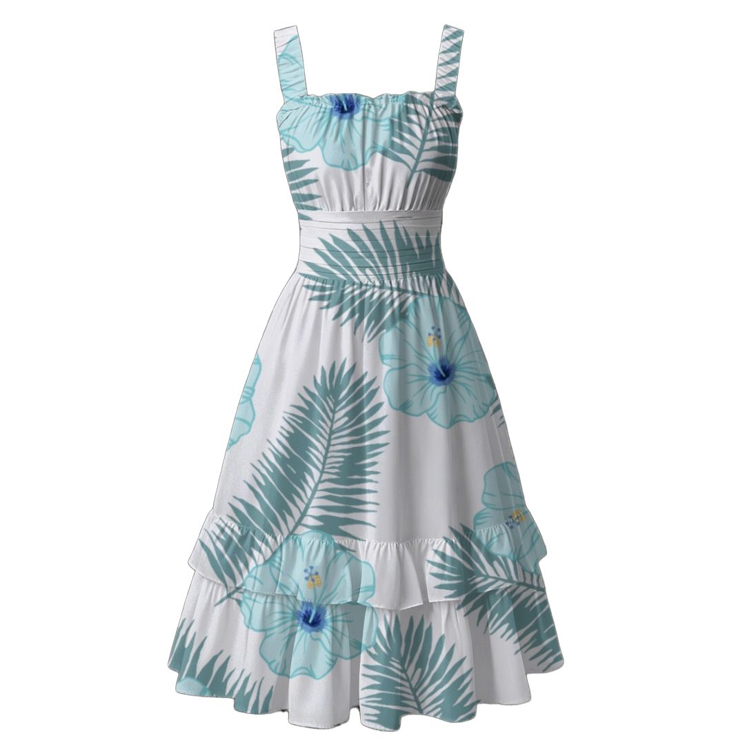 Tropical Breeze Midi Dress
