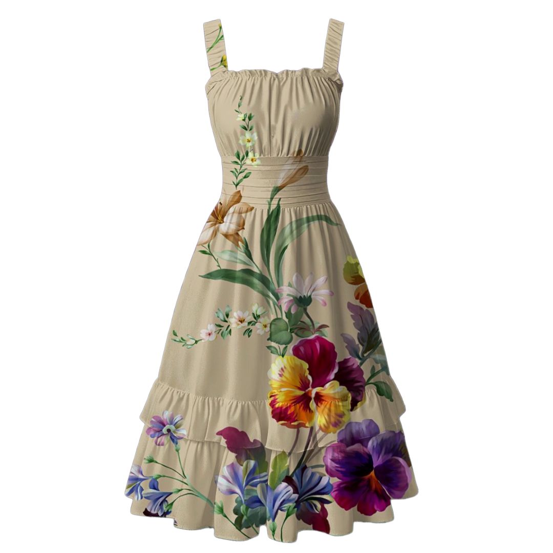 Tropical Breeze Midi Dress