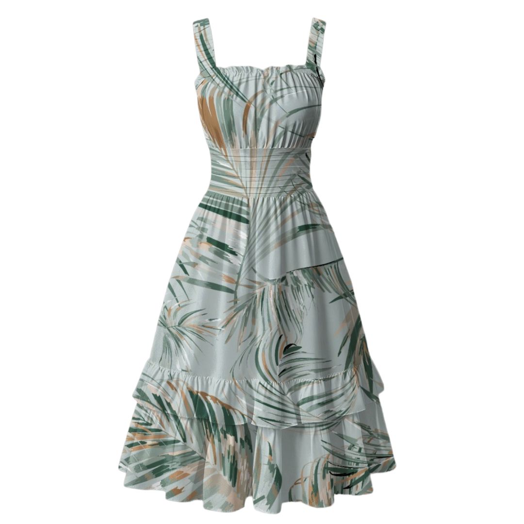 Tropical Breeze Midi Dress