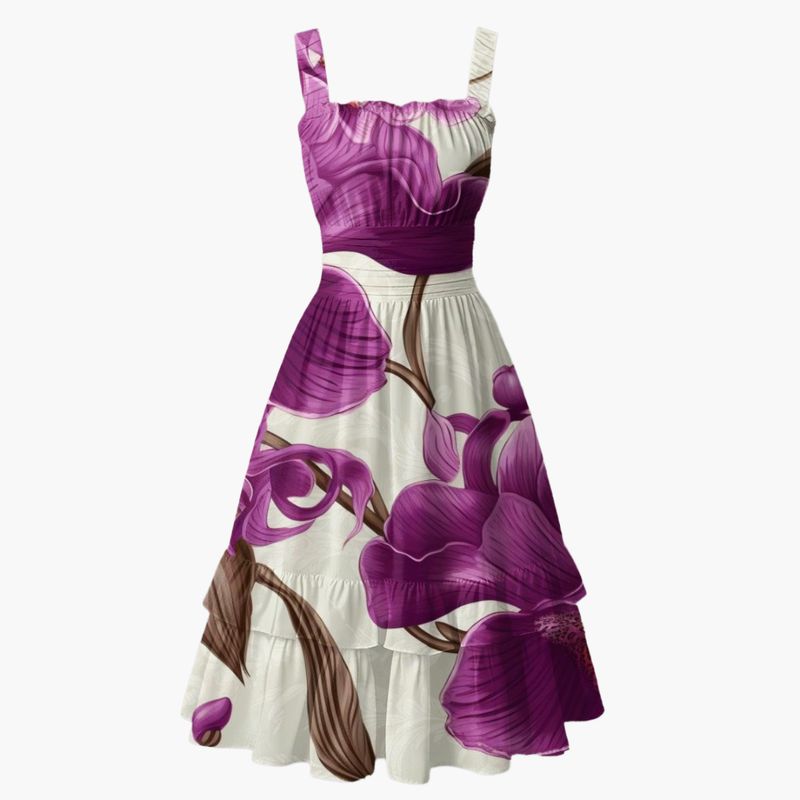 Tropical Breeze Midi Dress