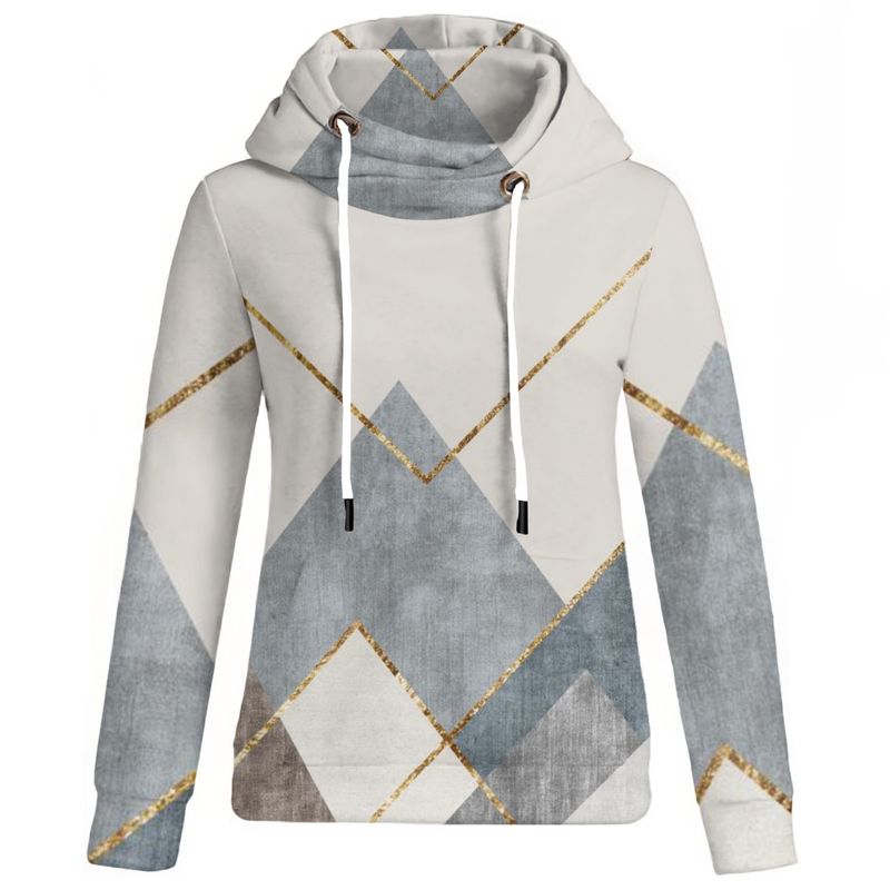 Women&#39;s Patchwork Hoodie