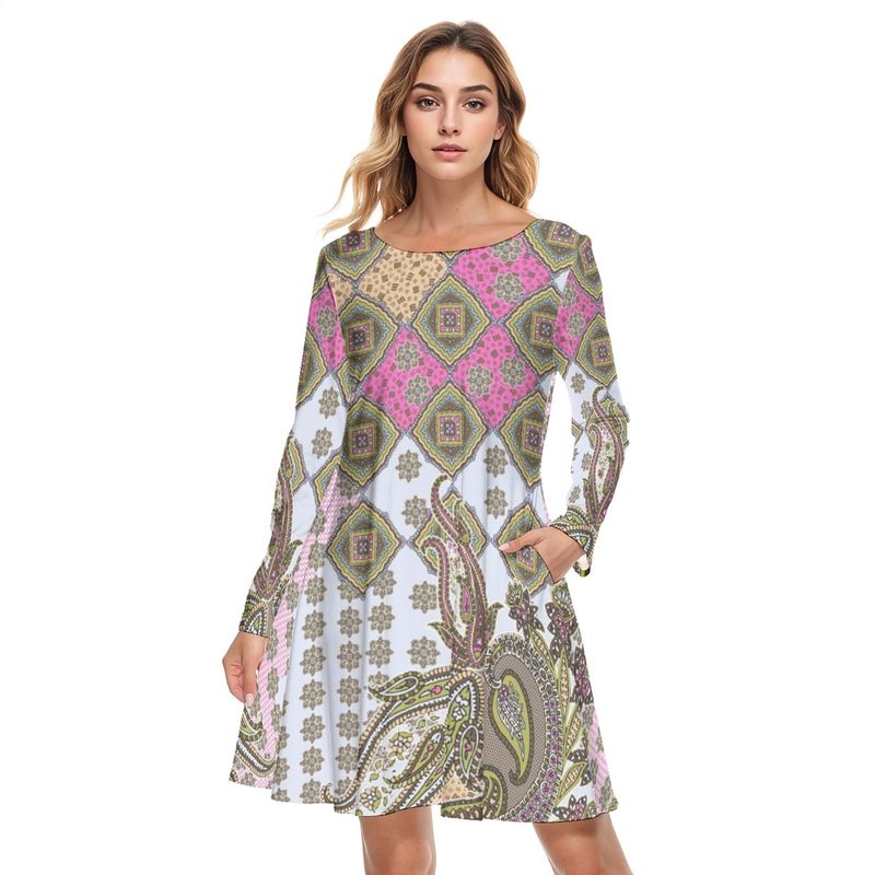 Round Neck Cotton Dress