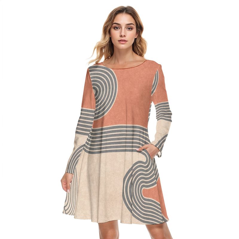 Round Neck Cotton Dress