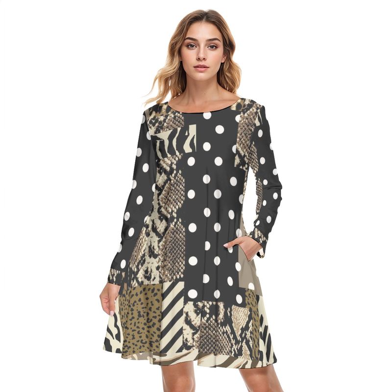 Round Neck Cotton Dress