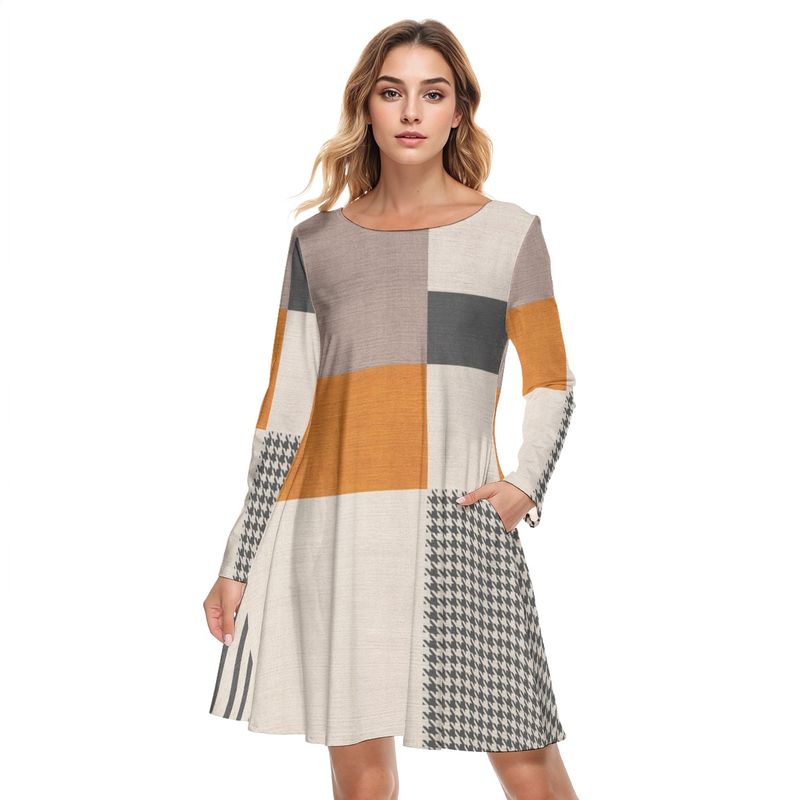 Round Neck Cotton Dress