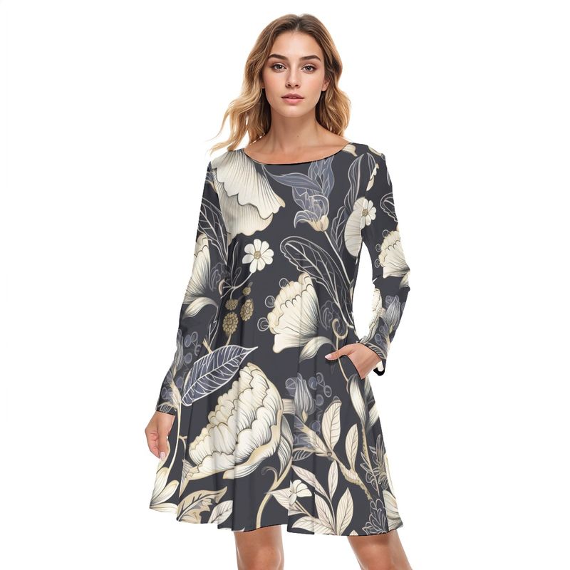 Round Neck Cotton Dress