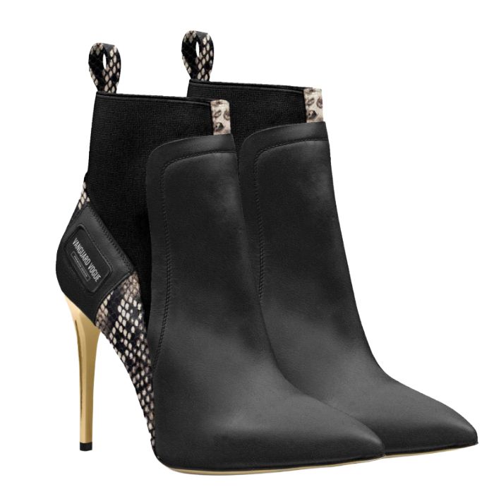 Handcrafted - High-Heel Sock Design Hair Leather