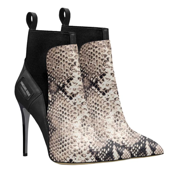 Handcrafted - High-Heel Sock Design Hair Leather
