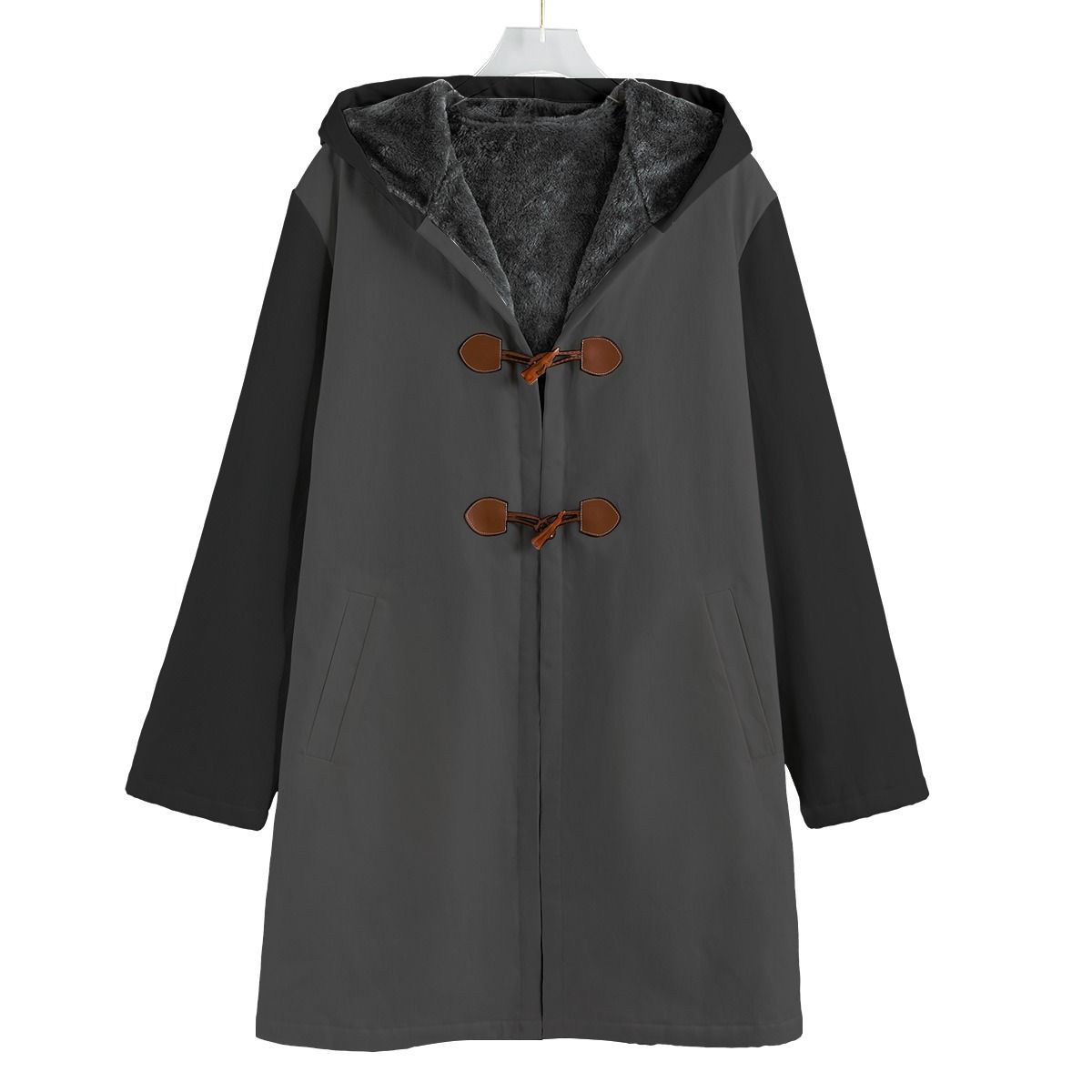 Button Fleece Cotton Windbreaker