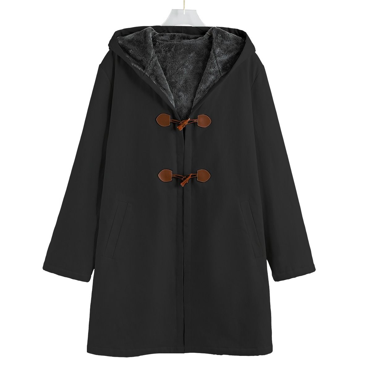 Button Fleece Cotton Windbreaker