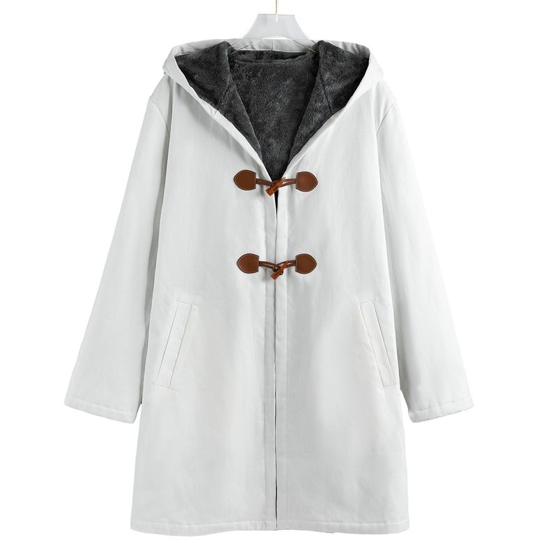Button Fleece Cotton Windbreaker
