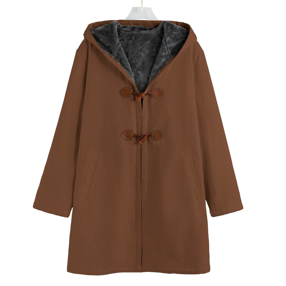 Button Fleece Cotton Windbreaker