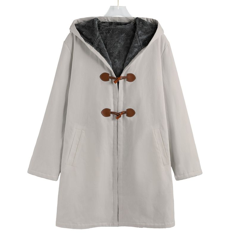 Button Fleece Cotton Windbreaker