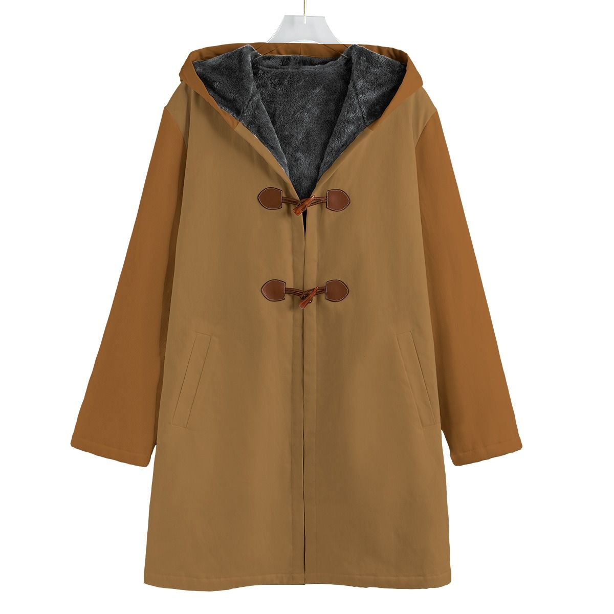 Button Fleece Cotton Windbreaker