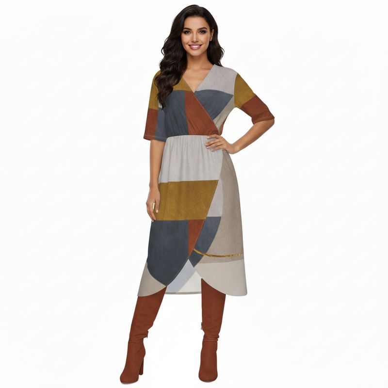 All-Day V-Neck Dress