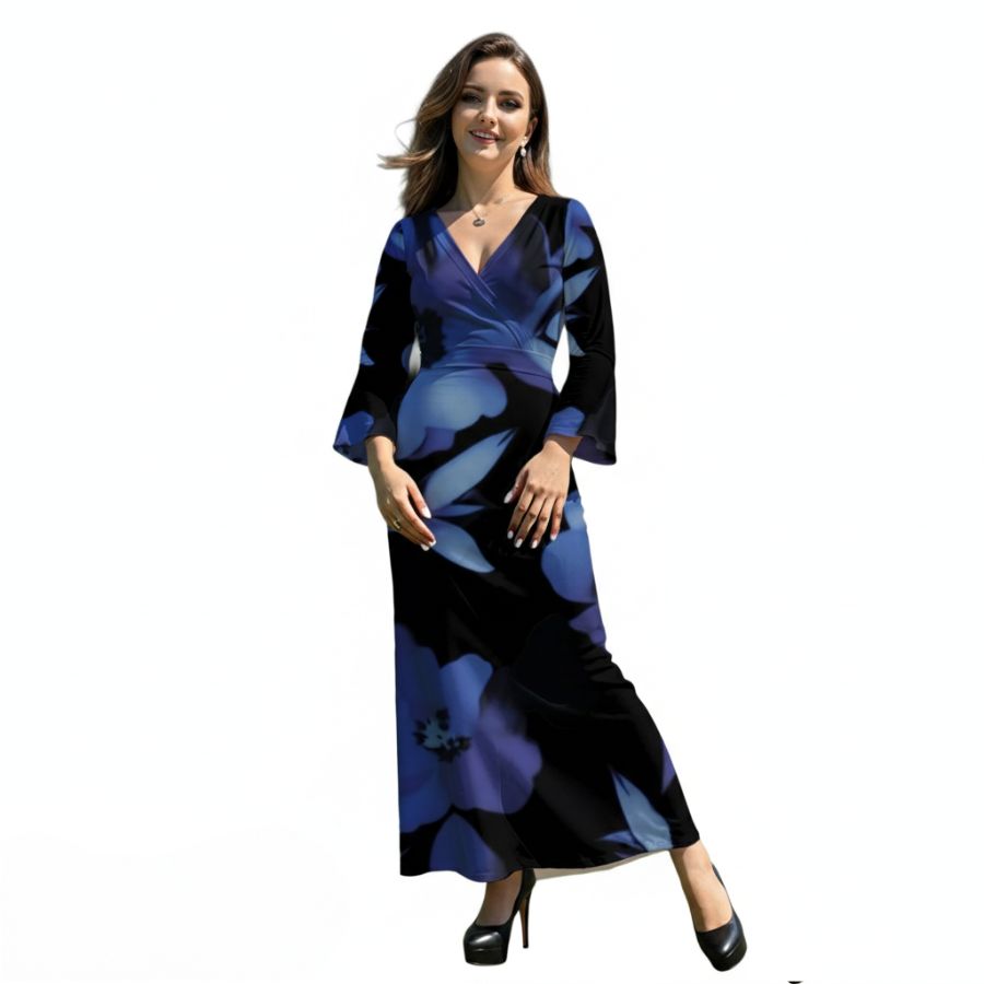 Artisan V-Neck Maxi Dress