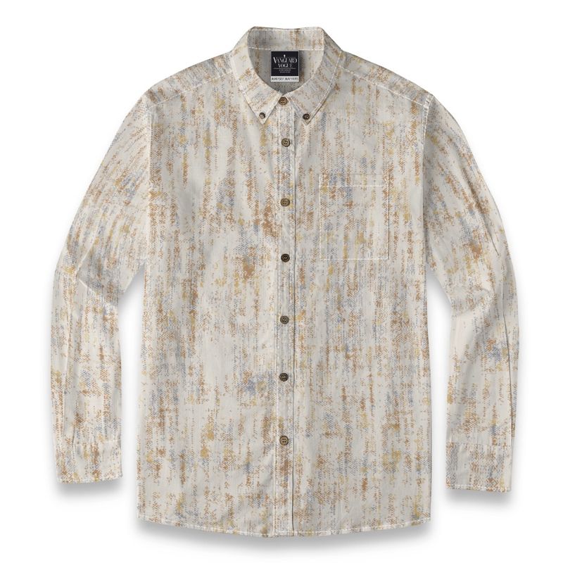 Men's Cotton Casual Lapel Long Sleeve Shirt