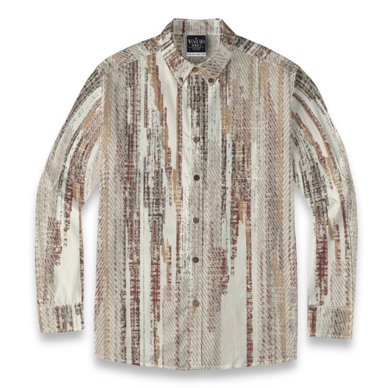 Men's Cotton Casual Lapel Long Sleeve Shirt