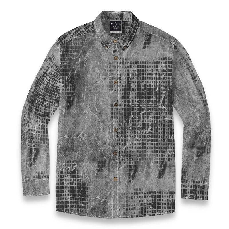 Men's Cotton Casual Lapel Long Sleeve Shirt