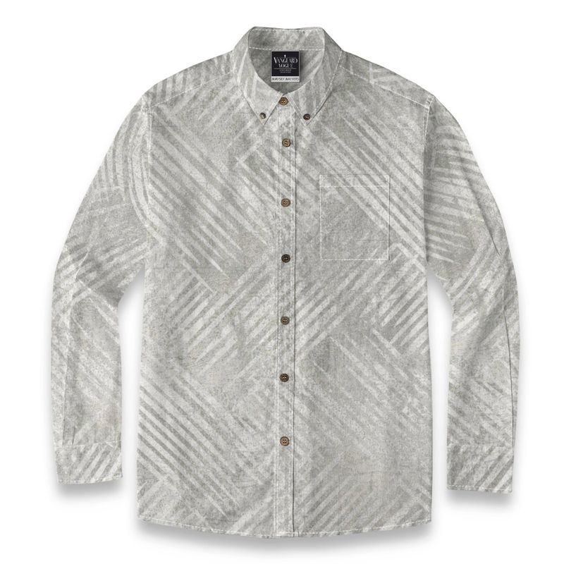 Men's Cotton Casual Lapel Long Sleeve Shirt