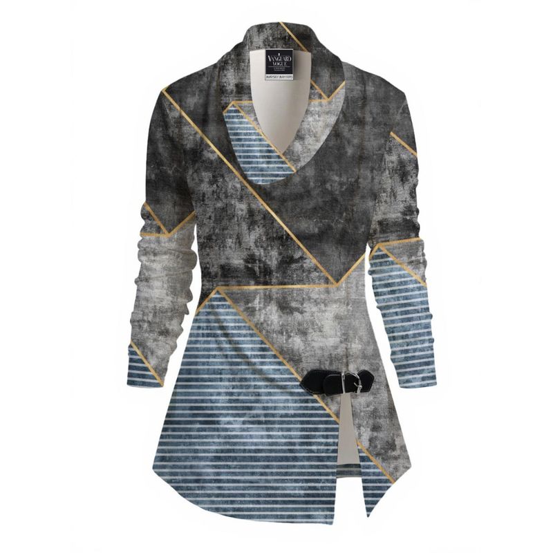 Women&#39;s Draped Long Sleeve Top