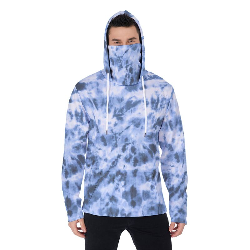 Men’s Activewear Hoodie  Turtleneck Mask