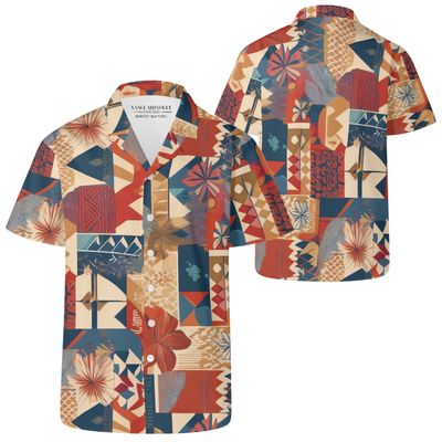 Men's Casual Retro Boho Artsy Shirt