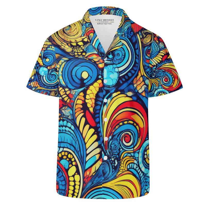 Men's Casual Retro Artsy Shirt