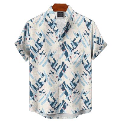 Men's Cotton Stand Collar Shirt