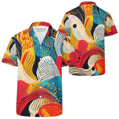 Men's Casual Retro Artsy Shirt