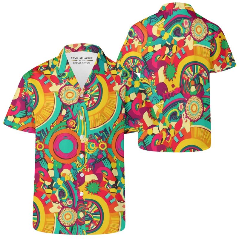 Men's Casual Retro Artsy Shirt